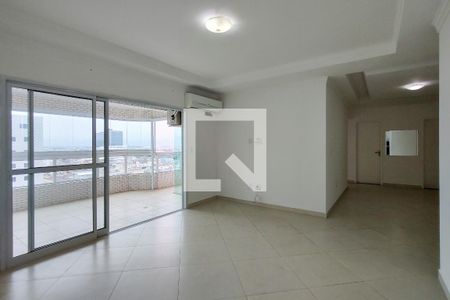 Sala de apartamento para alugar com 3 quartos, 145m² em Guilhermina, Praia Grande