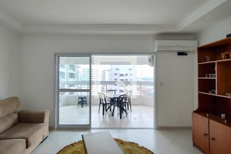 Sala de TV de apartamento para alugar com 3 quartos, 145m² em Guilhermina, Praia Grande