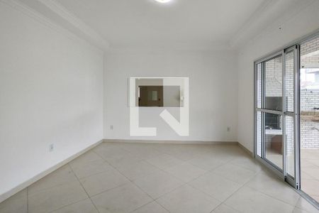 Sala de apartamento para alugar com 3 quartos, 145m² em Guilhermina, Praia Grande