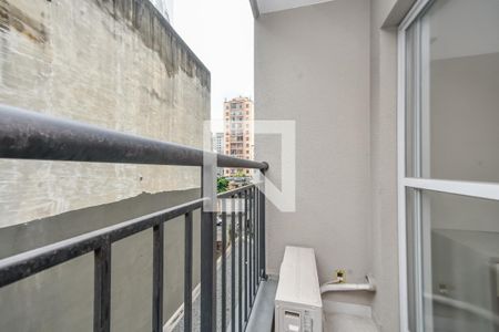 Varanda de apartamento para alugar com 1 quarto, 28m² em República, São Paulo