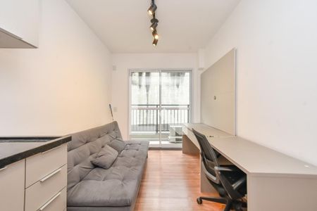 Sala de apartamento para alugar com 1 quarto, 28m² em República, São Paulo