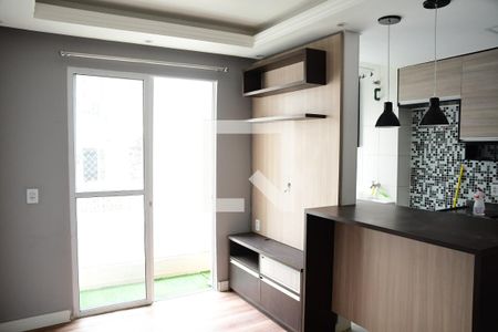 Sala de apartamento para alugar com 2 quartos, 48m² em Jardim Ísis, Cotia