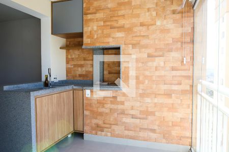 Varanda Gourmet de apartamento à venda com 3 quartos, 79m² em Campestre, Santo André