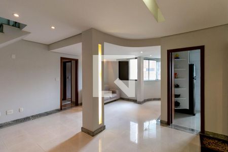 Sala de apartamento à venda com 2 quartos, 180m² em Estoril, Belo Horizonte