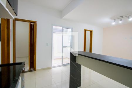 Cozinha de apartamento à venda com 2 quartos, 43m² em Jardim Paraíso, Santo André