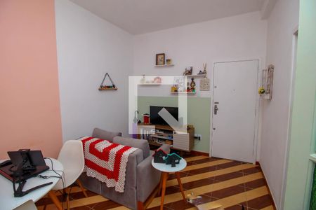 Sala de apartamento à venda com 1 quarto, 34m² em Glória, Rio de Janeiro