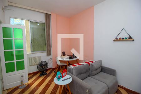 Sala de apartamento para alugar com 1 quarto, 34m² em Glória, Rio de Janeiro