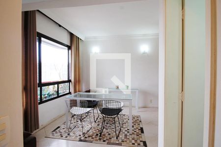 Sala  de apartamento à venda com 1 quarto, 72m² em Vila Andrade, São Paulo