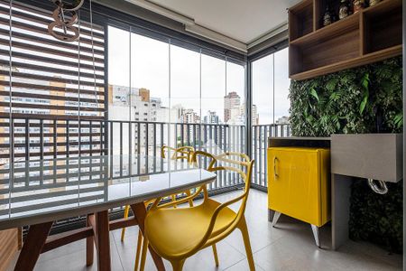 Varanda de apartamento para alugar com 1 quarto, 49m² em Pinheiros, São Paulo