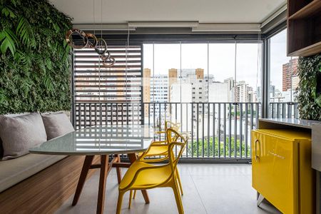 Varanda de apartamento para alugar com 1 quarto, 49m² em Pinheiros, São Paulo