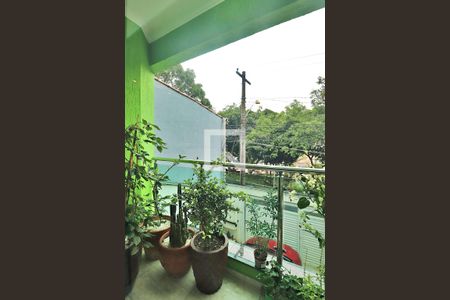 Varanda da Sala de casa à venda com 3 quartos, 210m² em Vila Guiomar, Santo André