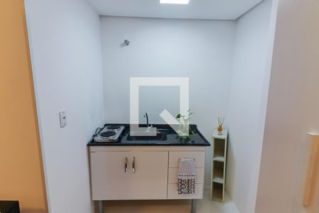 Studio - Quarto  / Cozinha de kitnet/studio para alugar com 1 quarto, 12m² em Jardim Bonfiglioli, São Paulo