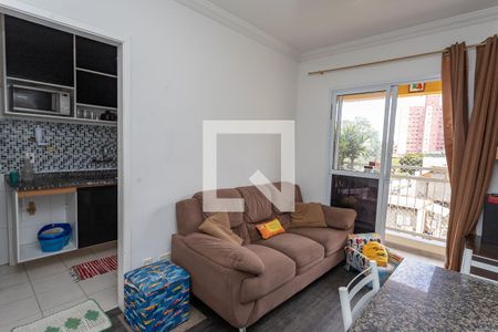 Sala  de apartamento à venda com 2 quartos, 50m² em Centro, Diadema