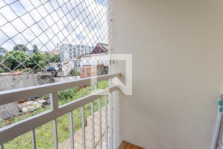 Varanda da sala  de apartamento à venda com 2 quartos, 50m² em Centro, Diadema