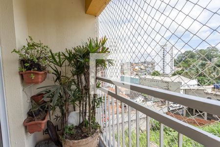 Varanda da sala  de apartamento à venda com 2 quartos, 50m² em Centro, Diadema