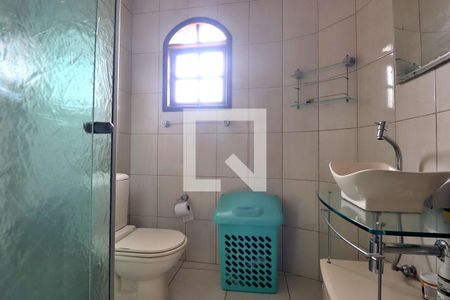 Banheiro do Quarto 1 - Suíte de apartamento à venda com 3 quartos, 280m² em Parque Erasmo Assunção, Santo André