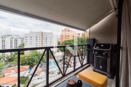 Varanda da Sala de apartamento à venda com 1 quarto, 110m² em Vila Progredior, São Paulo