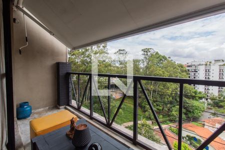 Varanda da Sala de apartamento à venda com 1 quarto, 110m² em Vila Progredior, São Paulo
