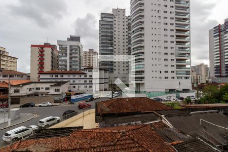 Vista da sala de apartamento para alugar com 1 quarto, 45m² em Tupi, Praia Grande