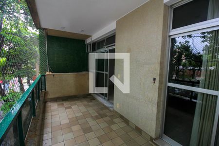Varanda  de apartamento para alugar com 3 quartos, 134m² em Botafogo, Rio de Janeiro