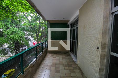 Varanda  de apartamento para alugar com 3 quartos, 134m² em Botafogo, Rio de Janeiro