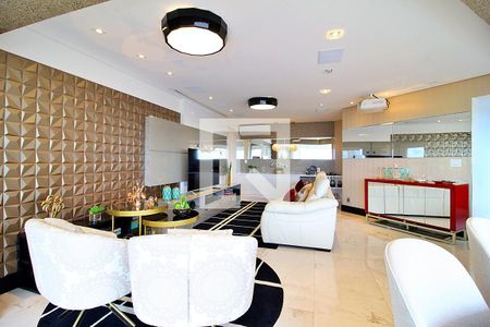 Sala de apartamento à venda com 3 quartos, 160m² em Vila Guiomar, Santo André