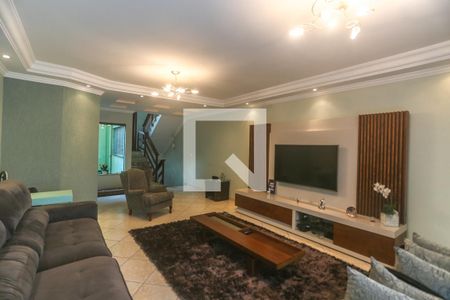 Sala de estar de casa à venda com 3 quartos, 282m² em Jardim do Mar, São Bernardo do Campo