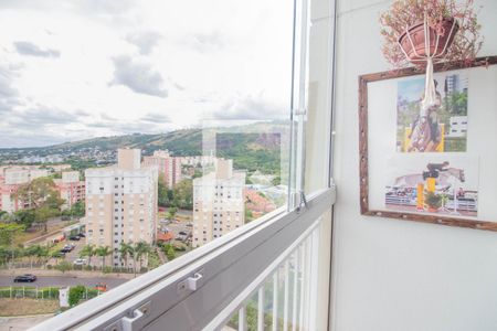 Sala - Varanda de apartamento para alugar com 2 quartos, 57m² em Jardim Carvalho, Porto Alegre