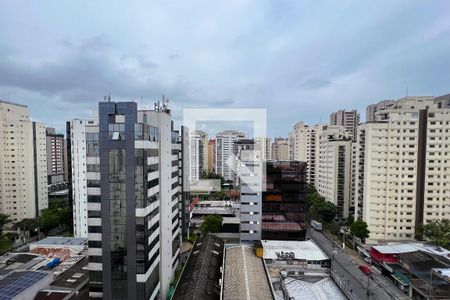 Vista de kitnet/studio à venda com 1 quarto, 40m² em Indianópolis, São Paulo