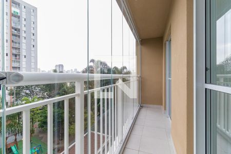 Varanda da Sala/Suíte de apartamento para alugar com 1 quarto, 37m² em Vila Constança, São Paulo