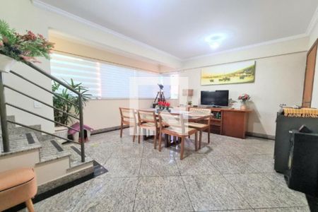 Sala de apartamento à venda com 3 quartos, 165m² em Paquetá, Belo Horizonte