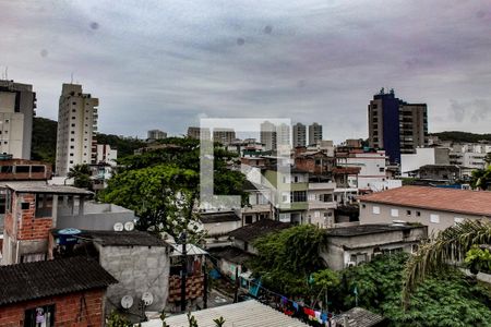 Vista da Sala de apartamento para alugar com 2 quartos, 70m² em Loteamento João Batista Julião, Guarujá