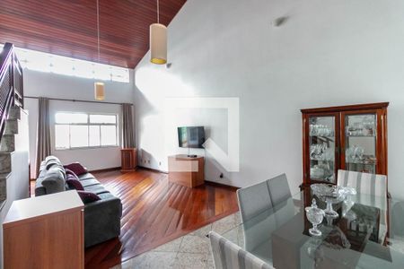 Sala de casa à venda com 6 quartos, 380m² em Havaí, Belo Horizonte