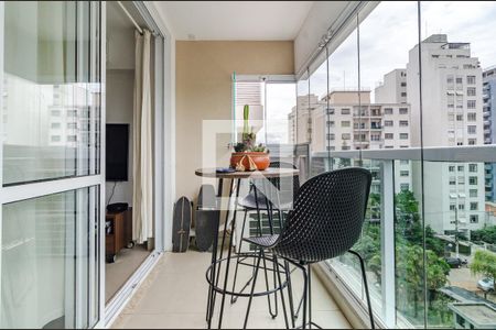 Varanda de apartamento para alugar com 1 quarto, 46m² em Pinheiros, São Paulo