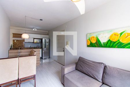 Sala de apartamento para alugar com 2 quartos, 48m² em Bairro Fátima, Canoas