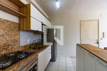 Sala/Cozinha de apartamento para alugar com 2 quartos, 48m² em Bairro Fátima, Canoas