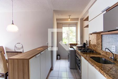Sala/Cozinha de apartamento para alugar com 2 quartos, 48m² em Bairro Fátima, Canoas