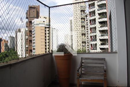Varanda da Sala de apartamento à venda com 4 quartos, 290m² em Morumbi, São Paulo