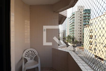 Varanda de apartamento para alugar com 1 quarto, 63m² em Jardim Las Palmas, Guarujá