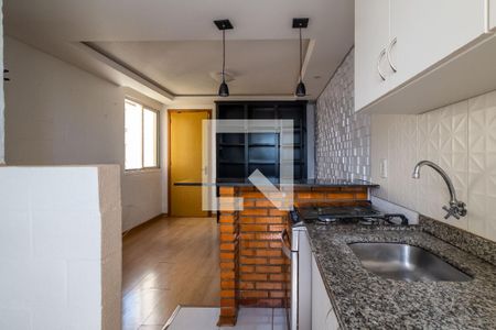 Cozinha e Área de Serviço de apartamento à venda com 2 quartos, 40m² em Vila Nova, Porto Alegre