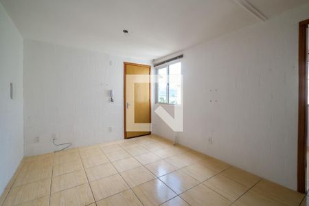 Sala/Cozinha de apartamento à venda com 2 quartos, 38m² em Vila Nova, Porto Alegre