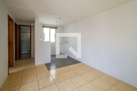 Sala/Cozinha de apartamento à venda com 2 quartos, 38m² em Vila Nova, Porto Alegre