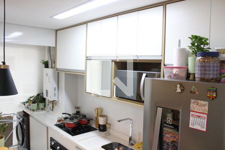 Cozinha de apartamento à venda com 2 quartos, 46m² em Parque Industrial Tomas Edson, São Paulo