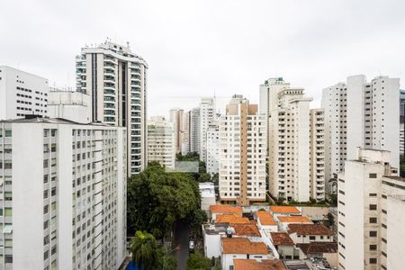 Varanda da Sala - Vista de apartamento à venda com 5 quartos, 230m² em Paraíso, São Paulo