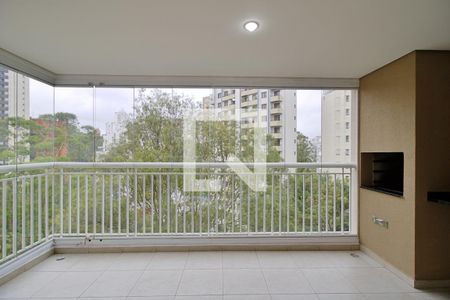 Varanda da Sala de apartamento à venda com 3 quartos, 107m² em Vila Andrade, São Paulo