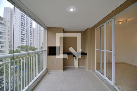 Varanda da Sala de apartamento à venda com 3 quartos, 107m² em Vila Andrade, São Paulo