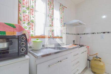Sala/Cozinha de casa de condomínio à venda com 2 quartos, 68m² em Estância Velha, Canoas