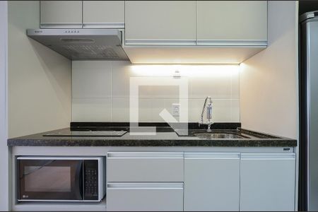 Sala/Cozinha de kitnet/studio para alugar com 1 quarto, 24m² em Vila Clementino, São Paulo