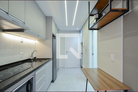 Sala/Cozinha de kitnet/studio para alugar com 1 quarto, 24m² em Vila Clementino, São Paulo