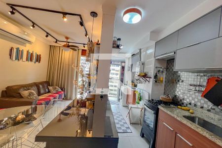 Cozinha/sala de apartamento para alugar com 1 quarto, 48m² em Centro, Rio de Janeiro